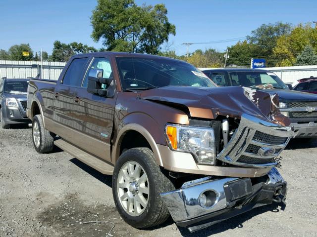 1FTFW1ET2CKD46156 - 2012 FORD F150 SUPER BROWN photo 1