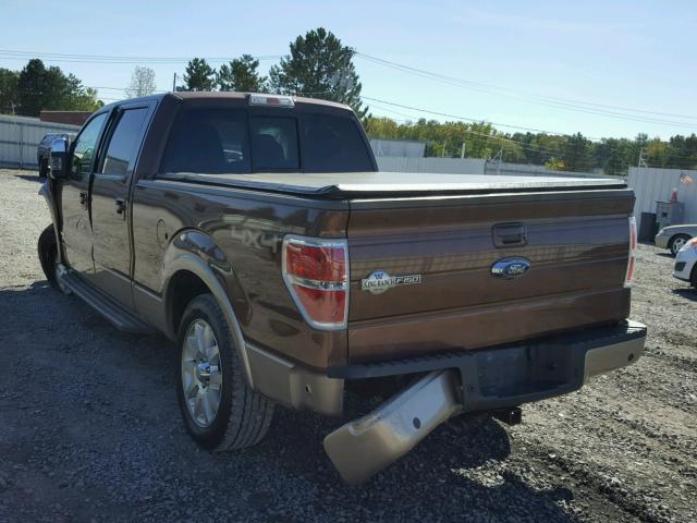 1FTFW1ET2CKD46156 - 2012 FORD F150 SUPER BROWN photo 3