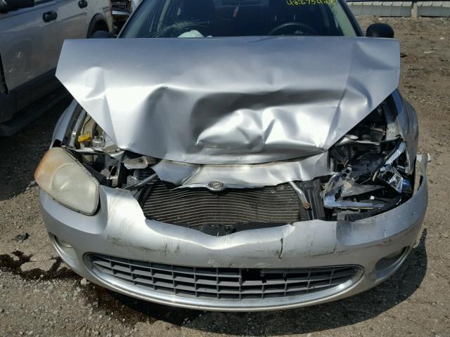 1C3EL56R93N551667 - 2003 CHRYSLER SEBRING LX SILVER photo 7