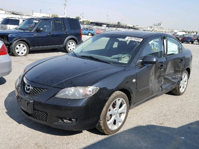 JM1BK32F891215543 - 2009 MAZDA 3 I BLACK photo 2