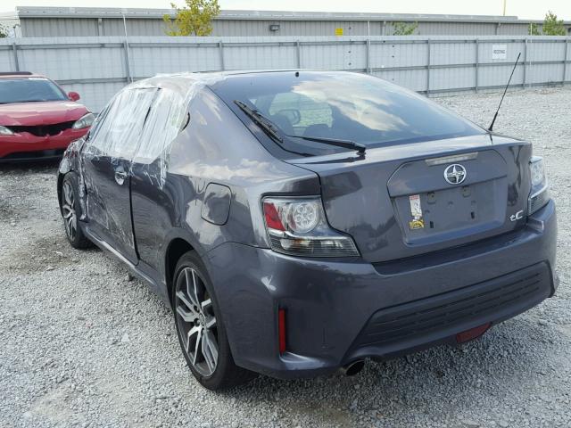 JTKJF5C78GJ022429 - 2016 TOYOTA SCION TC GRAY photo 3