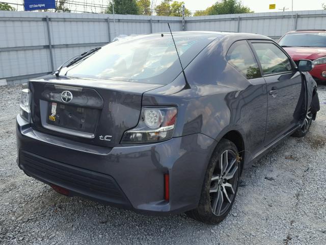 JTKJF5C78GJ022429 - 2016 TOYOTA SCION TC GRAY photo 4