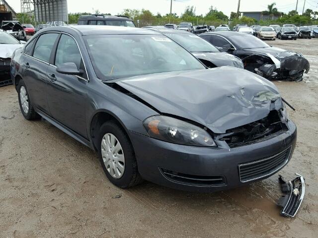 2G1WD5EM5A1188665 - 2010 CHEVROLET IMPALA POL GRAY photo 1