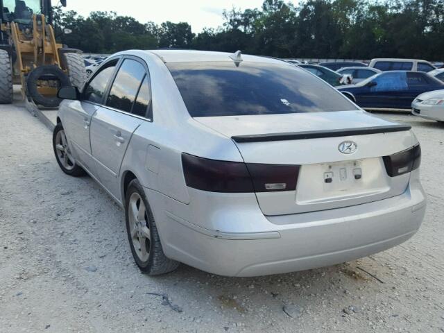 5NPEU46C59H505194 - 2009 HYUNDAI SONATA SILVER photo 3