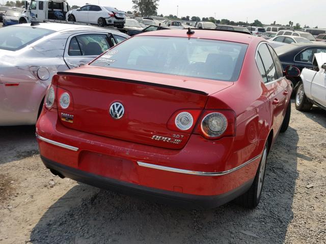 WVWAK73C97P126534 - 2007 VOLKSWAGEN PASSAT 2.0 RED photo 4