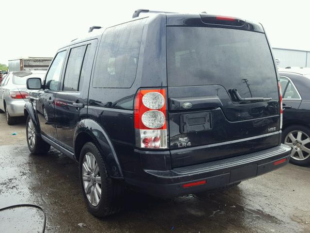 SALAK2D40CA612259 - 2012 LAND ROVER LR4 HSE LU BLACK photo 3