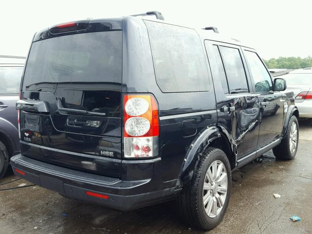 SALAK2D40CA612259 - 2012 LAND ROVER LR4 HSE LU BLACK photo 4