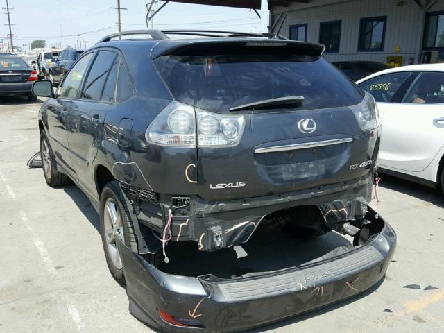 JTJHW31U160003774 - 2006 LEXUS RX 400 GRAY photo 3