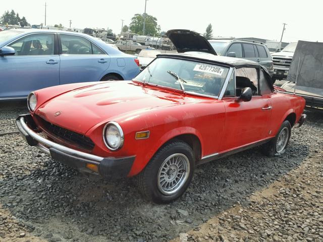 124CS10120900 - 1977 FIAT COUPE RED photo 2