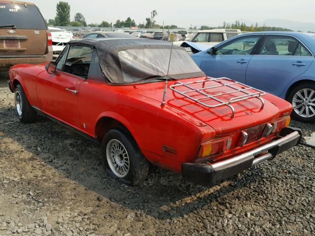 124CS10120900 - 1977 FIAT COUPE RED photo 3