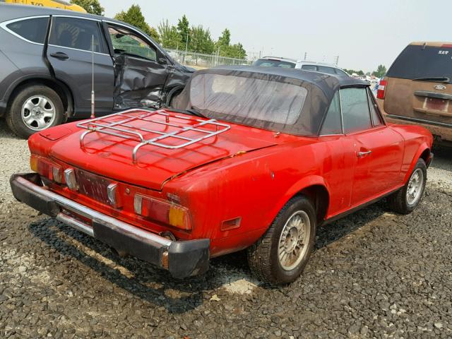 124CS10120900 - 1977 FIAT COUPE RED photo 4