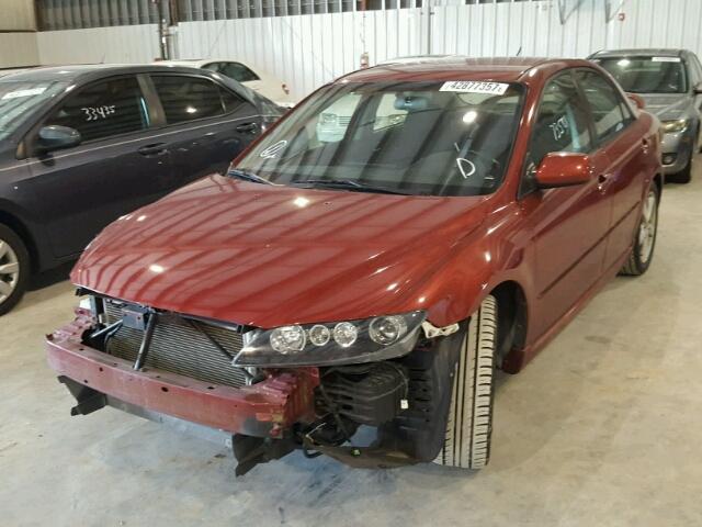 1YVHP80C475M27115 - 2007 MAZDA 6 I RED photo 2