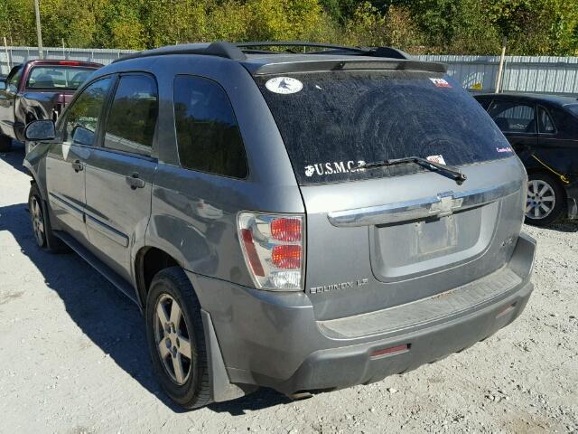 2CNDL23F156074199 - 2005 CHEVROLET EQUINOX GRAY photo 3