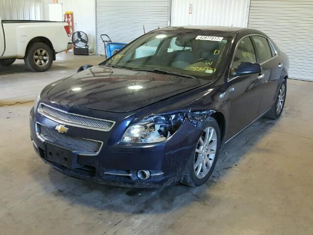 1G1ZE5E15BF336727 - 2011 CHEVROLET MALIBU LTZ BLUE photo 2