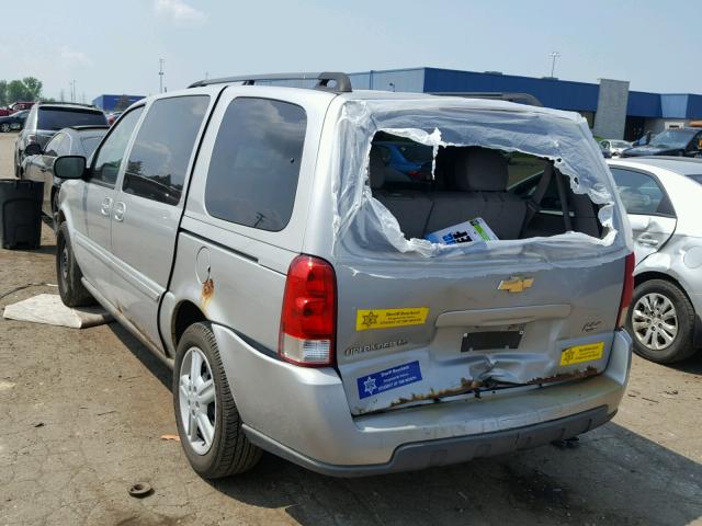 1GNDV23L55D162881 - 2005 CHEVROLET UPLANDER L 银色 照片 3