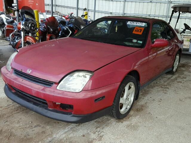 JHMBB6141WC014678 - 1998 HONDA PRELUDE RED photo 2