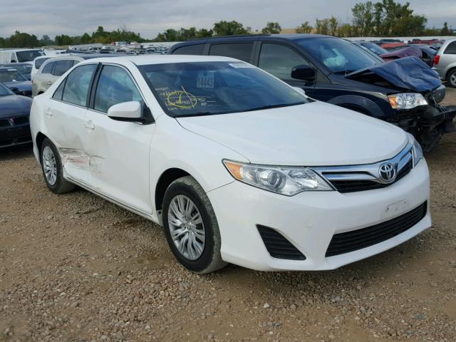4T4BF1FK8DR295483 - 2013 TOYOTA CAMRY L WHITE photo 1
