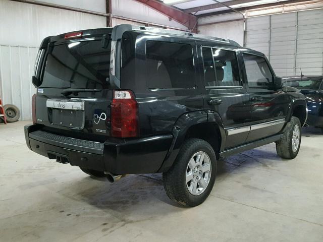 1J8HH58267C579351 - 2007 JEEP COMMANDER BLACK photo 4