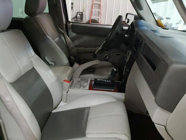 1J8HH58267C579351 - 2007 JEEP COMMANDER BLACK photo 5