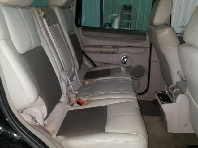 1J8HH58267C579351 - 2007 JEEP COMMANDER BLACK photo 6