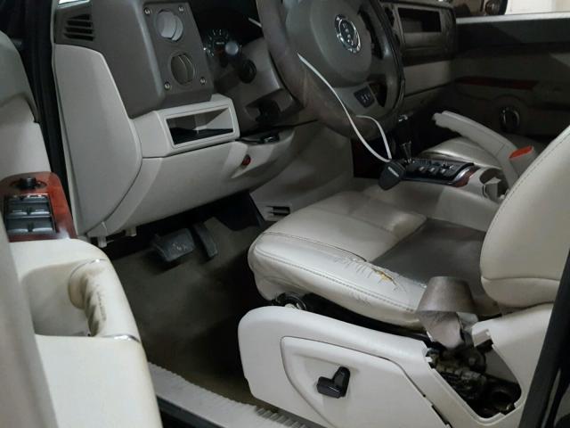 1J8HH58267C579351 - 2007 JEEP COMMANDER BLACK photo 9
