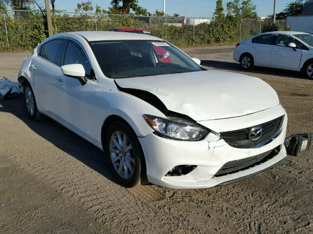 JM1GJ1U53E1105561 - 2014 MAZDA 6 WHITE photo 1