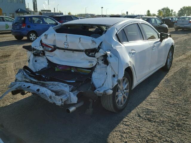 JM1GJ1U53E1105561 - 2014 MAZDA 6 WHITE photo 4