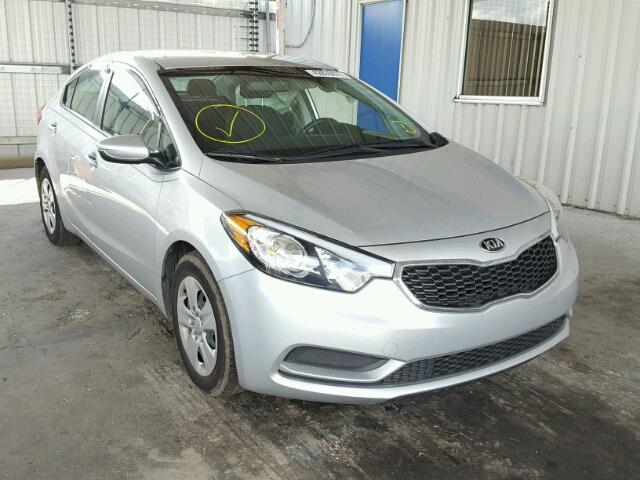 KNAFK4A69G5587517 - 2016 KIA FORTE LX GRAY photo 1