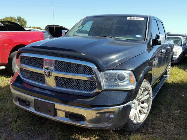 1C6RR7PT8DS623597 - 2013 RAM 1500 BLACK photo 2