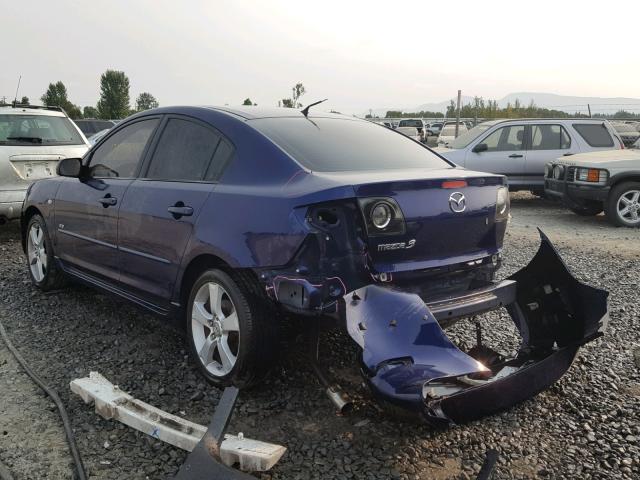 JM1BK323161405136 - 2006 MAZDA 3 S BLUE photo 3