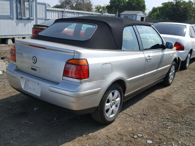 3VWDC21V01M802915 - 2001 VOLKSWAGEN CABRIO GLX 银色 照片 4