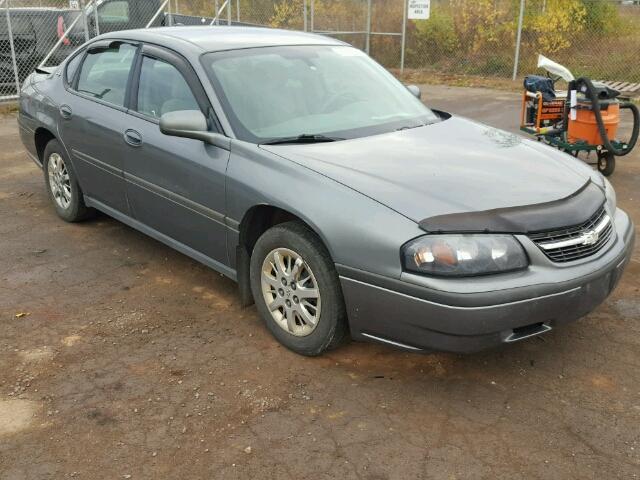 2G1WF52E959373512 - 2005 CHEVROLET IMPALA GRAY photo 1