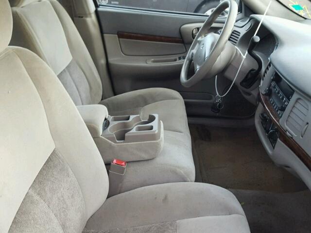 2G1WF52E959373512 - 2005 CHEVROLET IMPALA GRAY photo 5