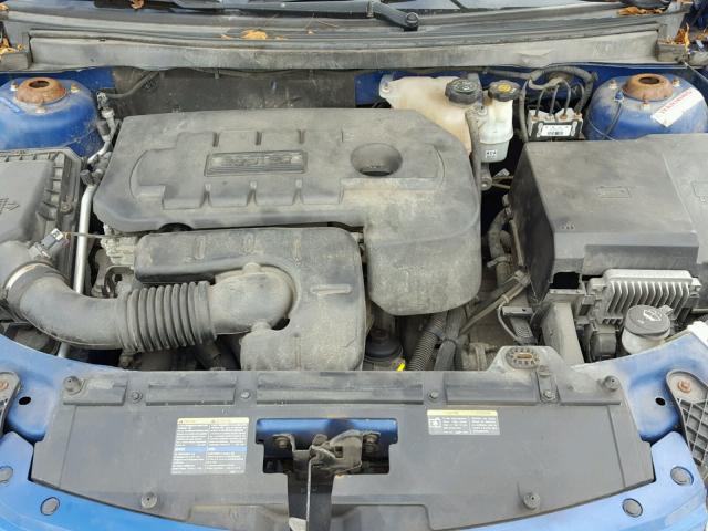 1G2ZF58B574221299 - 2007 PONTIAC G6 VALUE L BLUE photo 7