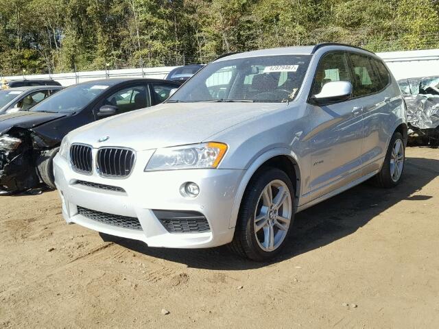 5UXWX9C59D0A11006 - 2013 BMW X3 XDRIVE2 SILVER photo 2