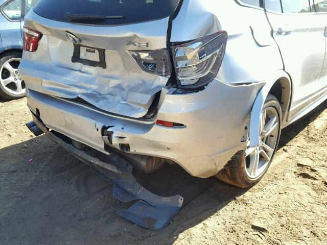 5UXWX9C59D0A11006 - 2013 BMW X3 XDRIVE2 SILVER photo 9