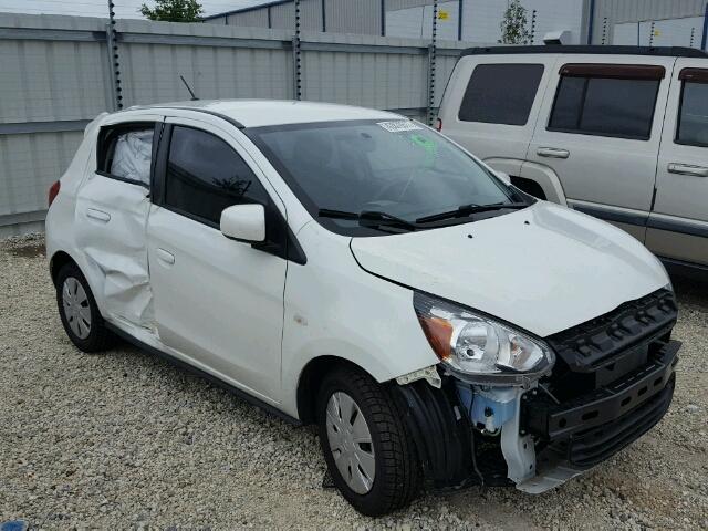 ML32A3HJ8FH034480 - 2015 MITSUBISHI MIRAGE DE WHITE photo 1