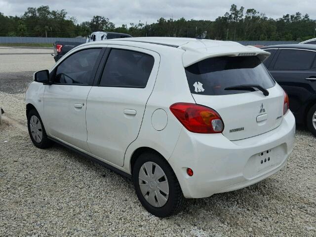 ML32A3HJ8FH034480 - 2015 MITSUBISHI MIRAGE DE WHITE photo 3