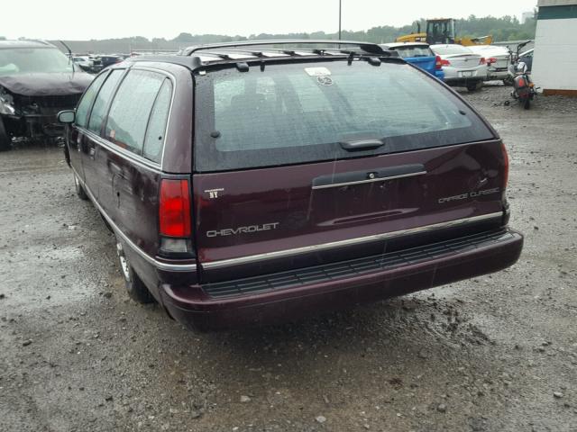 1G1BL82P3RR184280 - 1994 CHEVROLET CAPRICE CL 栗色 照片 3