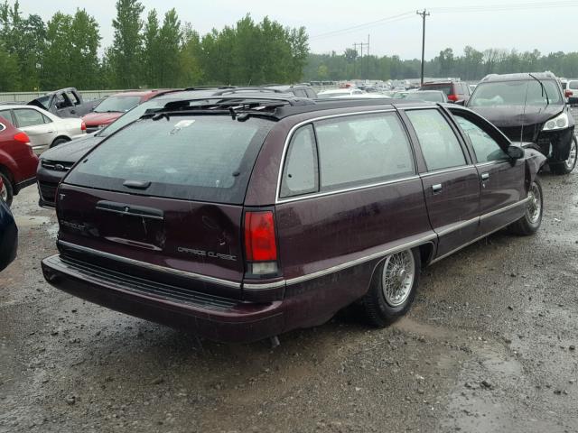 1G1BL82P3RR184280 - 1994 CHEVROLET CAPRICE CL 栗色 照片 4