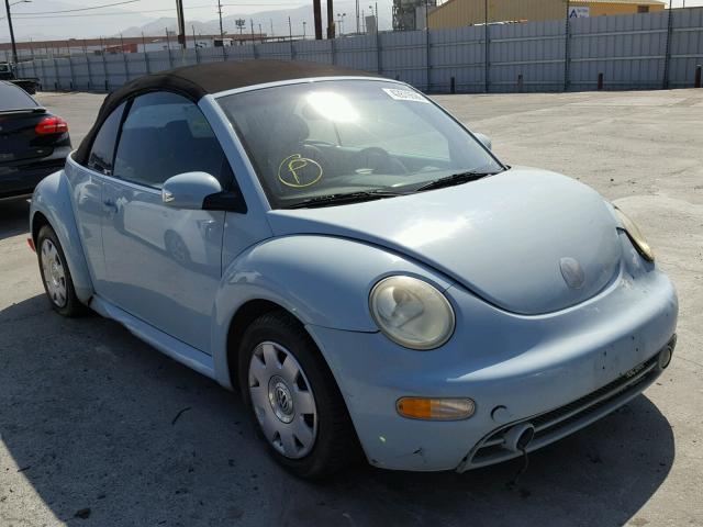 3VWCD21Y03M328454 - 2003 VOLKSWAGEN NEW BEETLE ლურჯი ფოტო 1