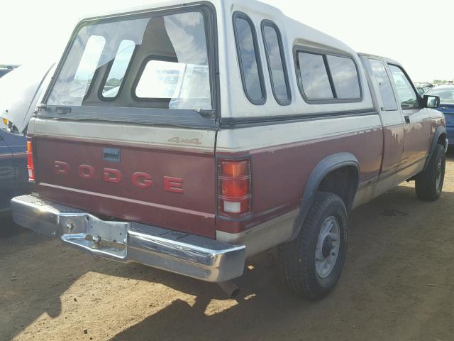 1B7GG23X4PS146575 - 1993 DODGE DAKOTA TAN photo 4