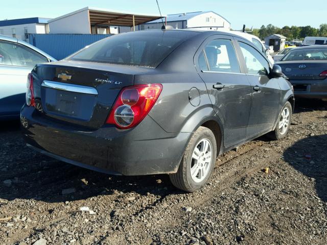 1G1JC5SG4F4115911 - 2015 CHEVROLET SONIC LT GRAY photo 4