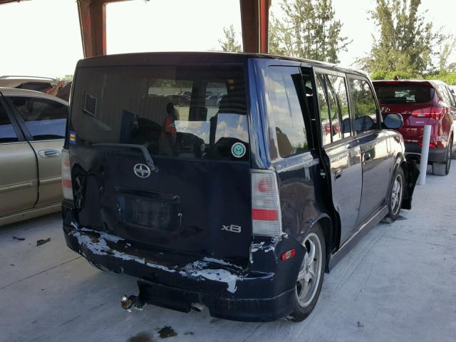 JTLKT324X50217665 - 2005 TOYOTA SCION XB Көк фото 4