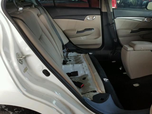 19XFB2F96DE029036 - 2013 HONDA CIVIC EXL 白色 照片 6