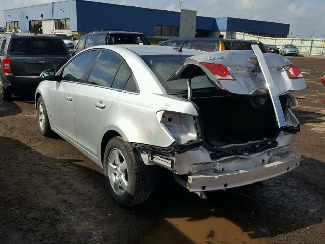 1G1PL5SC6C7227000 - 2012 CHEVROLET CRUZE SILVER photo 3