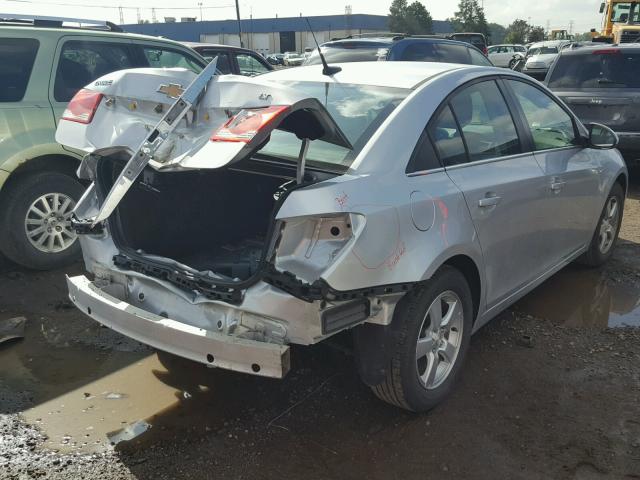 1G1PL5SC6C7227000 - 2012 CHEVROLET CRUZE SILVER photo 4