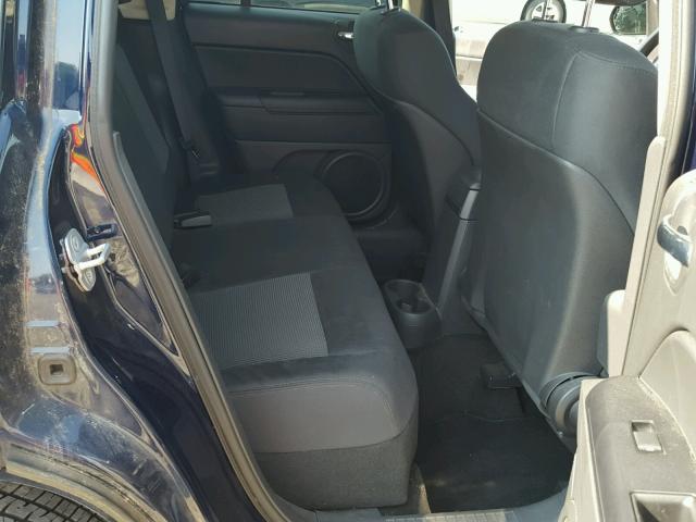 1C4NJCBBXDD283430 - 2013 JEEP COMPASS SP BLUE photo 6