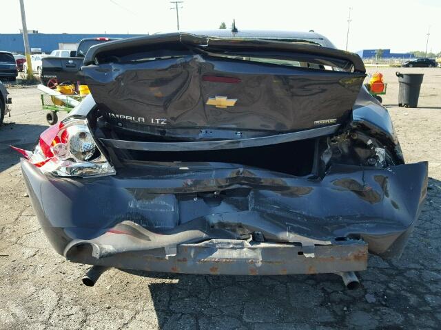 2G1WU583989236943 - 2008 CHEVROLET IMPALA LTZ BROWN photo 10