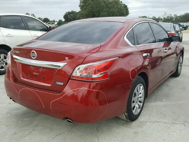 1N4AL3AP9DC203021 - 2013 NISSAN ALTIMA 2.5 BURGUNDY photo 4